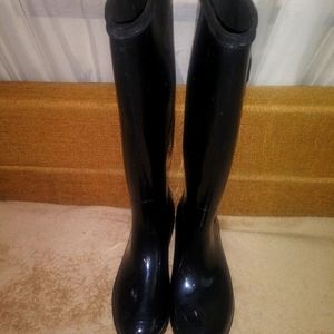 Rain boots blk 6.5